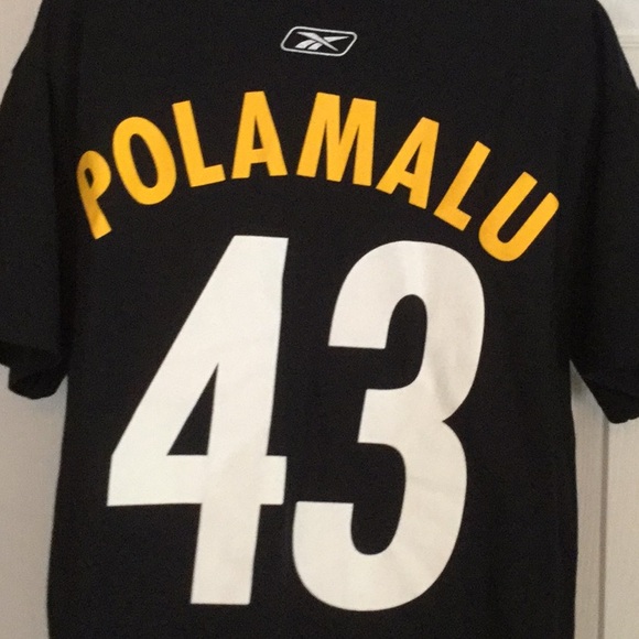 Steelers Polamalu # 43 Tee Shirt - Picture 5 of 7